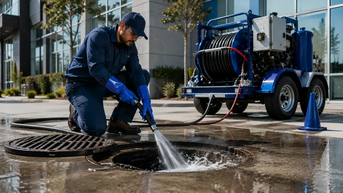 Commercial Hydro Jet Drain Cleaning in Bodega