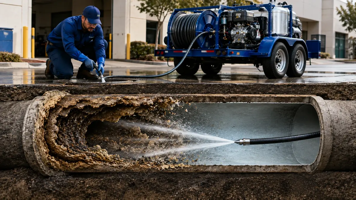 Sewer Pipe Descaling in Bodega