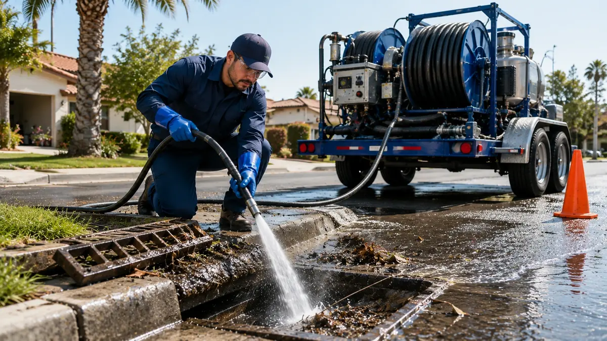 Storm Drain Hydro Jet Cleaning in Bodega